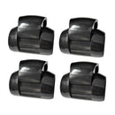 4Pcs Adjustable Quick Release Nylon Clamp Buckle for Paddle Shaft Black