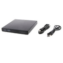 USB 2.0 External DVD Combo CD-R/RW CD-ROM DVD-ROM Burner Drive for PC Black