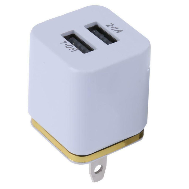 Universal US Plug 2.1A 2 Port USB Double Charging Adapter USB Charger