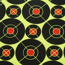 160Pcs 2 Inch Reactive Splatter Glow Florescent Paper Target for Hunting Ar W5A6