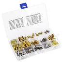 116Pcs Thread Inserts, Self Tapping Slotted Assortment Kit, M3/ M4/ M5/ M6/