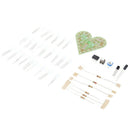Electronic Heart Shape Breathing Lamp Kit Breathing LED Suite White Productio JR