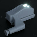 10pcs Clamp Onto Hinge Cabinet Light LED Night