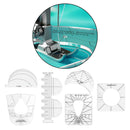 Quilting Templates for Domestic Sewing Machine Sewing Tools Kit Acrylic Template