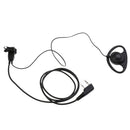 Two-Way Radio Earpiece Headset Walkie Talkie Headset Intercom Headphones