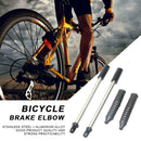 1 Pair Bicycle V Brake Noodles Cable Guide Tube Pipe Protector (Black) A