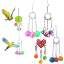 Bird Toys Parrot Conures Macaw Cockatoo Cockatiel Chewing Colorful Rattan Balls