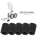 5pcs Sweep Hose Scrubbers Cylinder Sponge Replacement Public Cleaning Tools AU