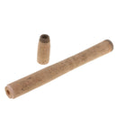 2 Set Cork Fishing Rod Handle Kit Reel Seat DIY Spinning Rod Repair Parts