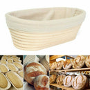 25cm Oval Rattan Cane Bread Proofing Liner Basket Durable for DIY Handmade  Q2Q2