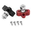 2pcs DC 48V Bus Bar M10 Positive Power Distribution Studs Terminal Blocks