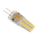 G4 Silicone Crystal LED Corn Light Bulb 3W DC 12V Lamp 20Pcs LED White