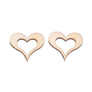 Special Wooden Mini Hollow Love Heart Wood Cutout Wedding Craft Embellishment