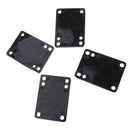 Set of 4 Skateboard Riser Pads Longboard Rise Pad, Soft Longboards Shockpads,