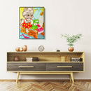Full Drill 5D DIY Diamond Painting Kitten Sewing Embroidery Cross Stitch