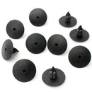 10 Black Arch Lining Splash Guard Trim Clips Mud for Renault Clio Scenic Megane.