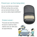 Car Key Signal Blocker Case, 2 Pack Key Fob Protector Device Shielding Bags K7I1
