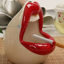 Cute Cartoon Ashtray Lips Ceramic Ashtray Creative Flower Pot Trendy Mouth  T7S8