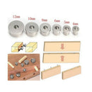3X(6 Sizes Dowel Drill Centre Points Pin Wood Dowel Tenon Center Drill Hole