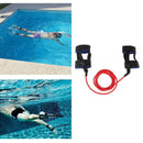 Stationary Swimmer Training Ankle Strap Swim Lap Training Belt New Red