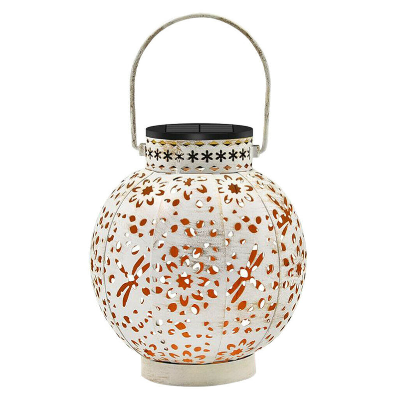 LED Solar Lantern Outdoor Garden Decor Hanging Lamp Night Light IP65 Waterproof