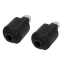 2 Packs Optical 3.5mm Female Mini Jack Plug To Digital Toslink M Audio Adap