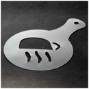 16 Pcs NW Fashion Cappuccino Coffee Stencils Template Strew Pad Duster Spra
