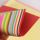 100pcs Square Colored Origami Folding Lucky Wish Paper DIY Crafts Tool 21X29.7cm