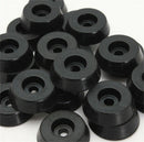 20pcs Rubbers Table Chair Furnitures Feet Leg Pads Floor Protector 18x15x5mm` OZ