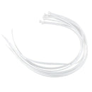 1X(10X Extra Long 76Cm Cable Ties White Zip Wraps