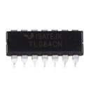 10 PCS TL084CN Inline DIP-14 Quad Operational Amplifier JFET Linear Buffe OZ