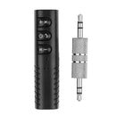 Bluetooth 5.2 Receiver Audio Clip 3.5mm Car Wireless Speaker Headphone Adapter