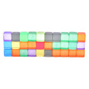 100Pcs 8mm Square Corner Colorful Crystal Dice Chess Piece Right Angle DiceBX