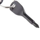 Screwdriver Charm Keychain Keyring Travel Hiking Outdoor Portable Tool Black