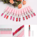 10Colors High Quality Makeup Cosmetic Gloss Gloss Lipsticks Matte Lip Pen Set