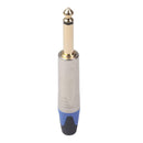 6.35mm Stereo Jack Plug For DIY Audio Soldering For Microphone