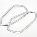 For Hyundai Tucson 2016 2017 2018 ABS Chrome Front Fog Light Lamp Cover Tri D1O6