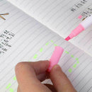 5 Pcs/set Colorful Double Head Highlighters Markers Pen Fluorescent Station Y0Y8