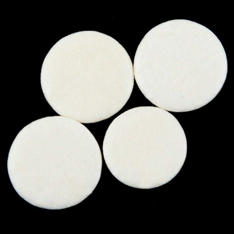 17Pcs/Set Leather Clarinet Replacement Pads 17.3mm 15.1mm 12mm 10mm White WoS8G7