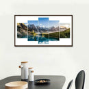 5pcs 5D DIY Full Drill Diamond Painting Green Hills Cross Stitch Embroidery