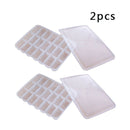 2pcs 21 Grid Fresh-keeping Plastic Storage Box Single Layer Dumpling Sus AXX