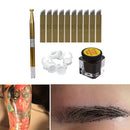 Microblading Practice Kit Makeup Eyebrow Tattoo Needle Pen Tattoo Pins Set AFE