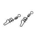 20 Pieces Fishing Swivels Fishing Line Swirl Connector Terminal Tackle 10#