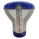 4Pcs Pool Floating Chlorine Adjustable Dispenser 5" Bromine w/ Thermometer