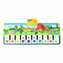 Piano Keyboard Dancing Mat Electronic Funny Animal Press Carpet Musical Bla A8H8