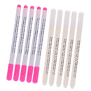 10Pcs Water Soluble Pens Tailor Sewing Vanishing Fabric Marker Pink & White
