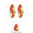 Plastic Sheet Circle Sequins Long Tassel Pendant Earrings Fish Scale Sequin