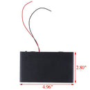 DIY box holder case with cover on/off switch wire for 8x 1.5V AA battery DC12V3C