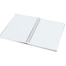 2pcs Retro Spiral Coil Horizontal Line Sketchbook Notebook Note Pad Memo
