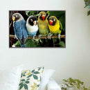 5D DIY Diamond Painting Parrots Cross Stitch Embroidery Rhinestones Mosaic